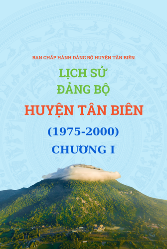 LỊCH SỬ ĐẢNG BỘ HUYỆN TÂN BIÊN (1975-2000) I